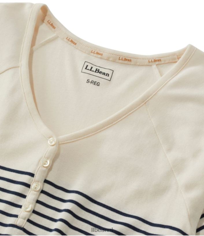 L.L.Bean vrouwen herstellende nachtkleding diepe koraalprint kleding VT0643529