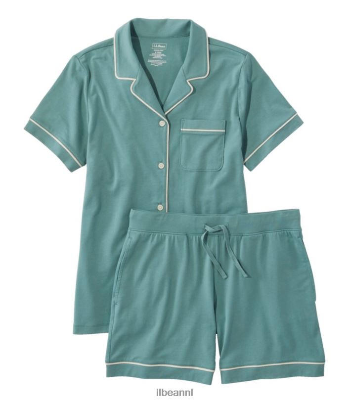 L.L.Bean vrouwen superzachte krimpvrije pyjama zeepijnboom kleding VT064388