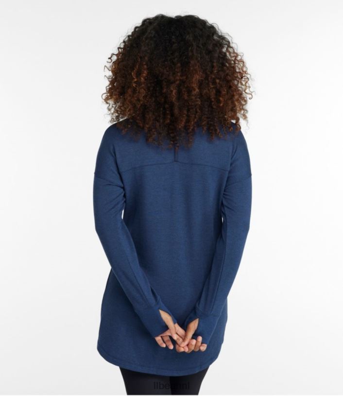 L.L.Bean vrouwen Softflex mockneck-trui rode wijnheide kleding VT064523