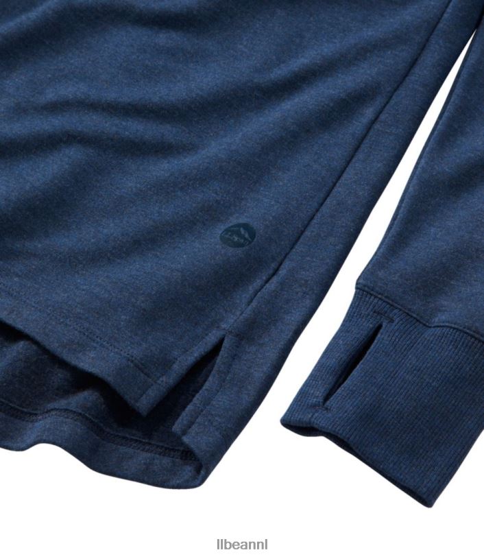 L.L.Bean vrouwen Softflex mockneck-trui rode wijnheide kleding VT064523