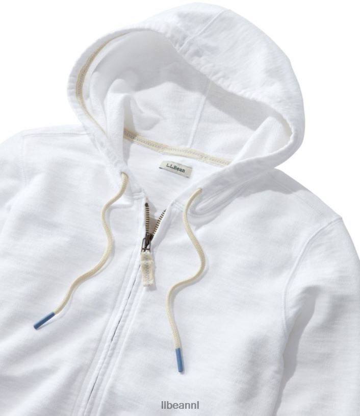 L.L.Bean vrouwen Sweatshirt met capuchon van biologisch katoen rustiek blauw kleding VT06455