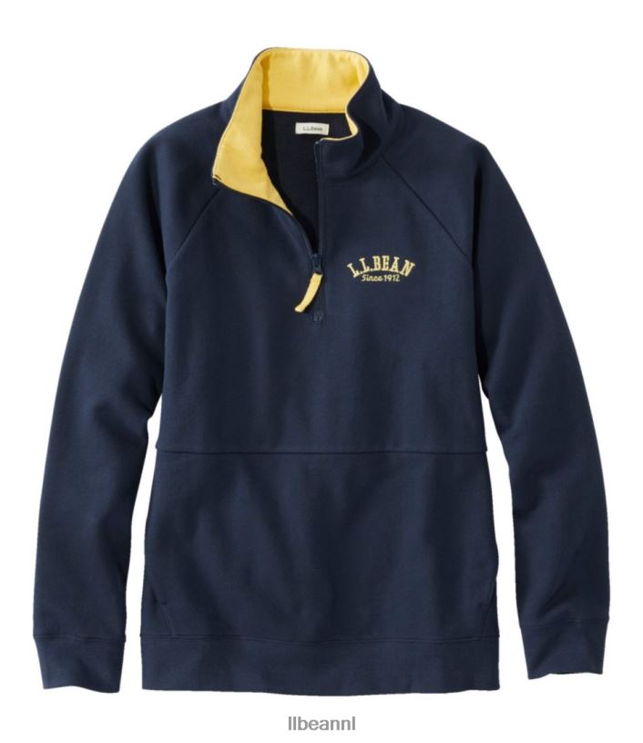 L.L.Bean vrouwen Sweatshirt uit 1912 klassieke marine kleding VT064130