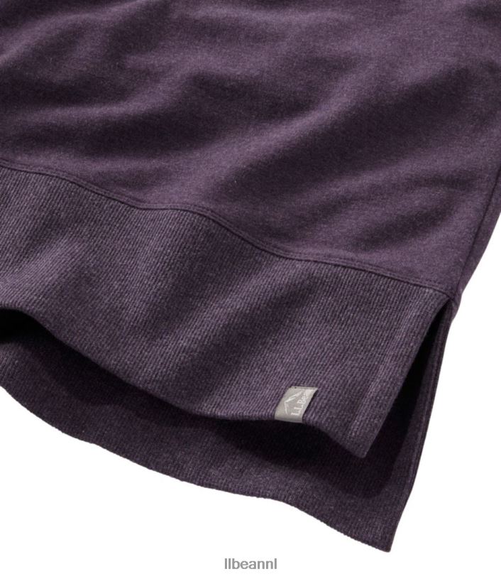 L.L.Bean vrouwen gezellig sweatshirt marineblauwe heide kleding VT0647168