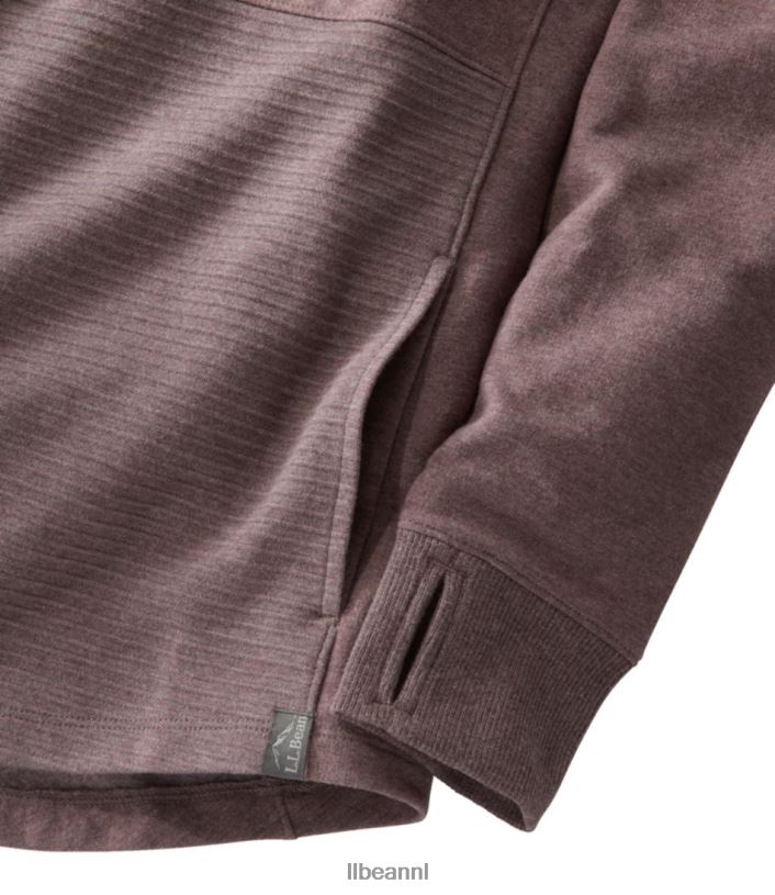 L.L.Bean vrouwen gezellige trui van gemengd breiwerk warme blauwgroen heide kleding VT0646430