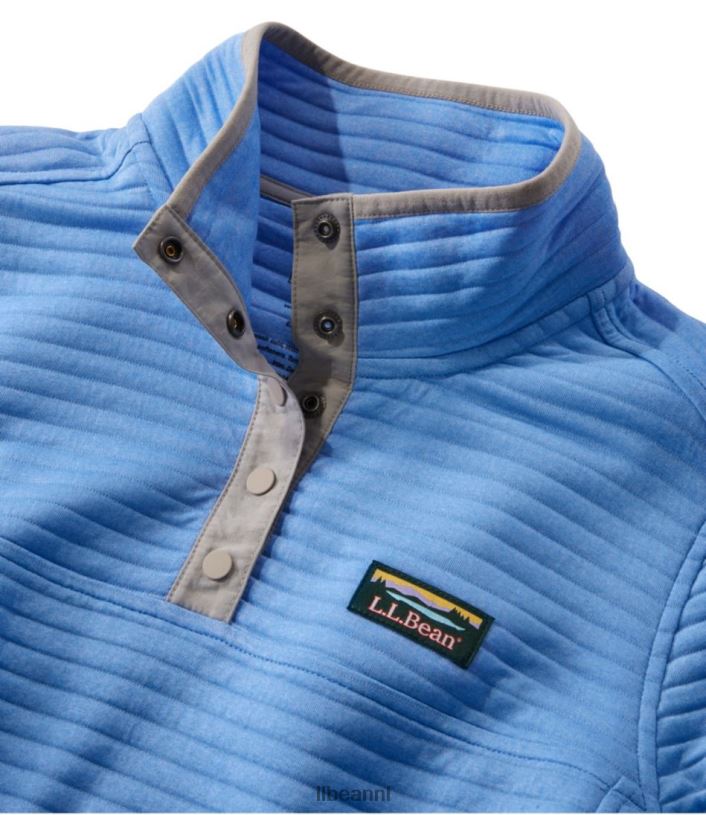 L.L.Bean vrouwen luchtlicht gebreide trui steengrijze heide kleding VT0645671
