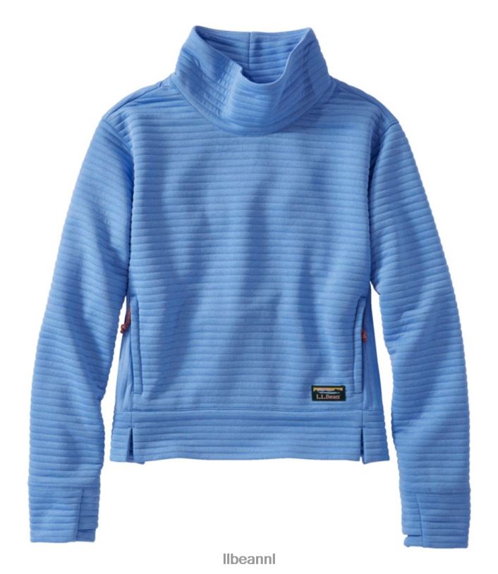 L.L.Bean vrouwen luchtlicht trui malibu blauwe heide kleding VT0646592