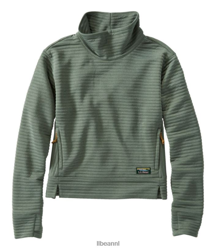 L.L.Bean vrouwen luchtlicht trui zeegroene heide kleding VT0645908