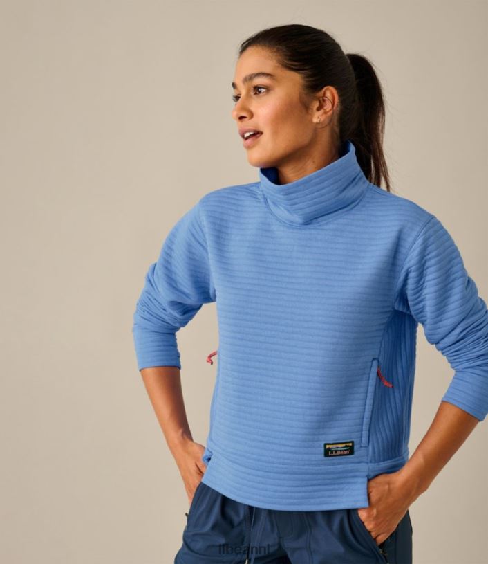 L.L.Bean vrouwen luchtlicht trui zeegroene heide kleding VT0645908