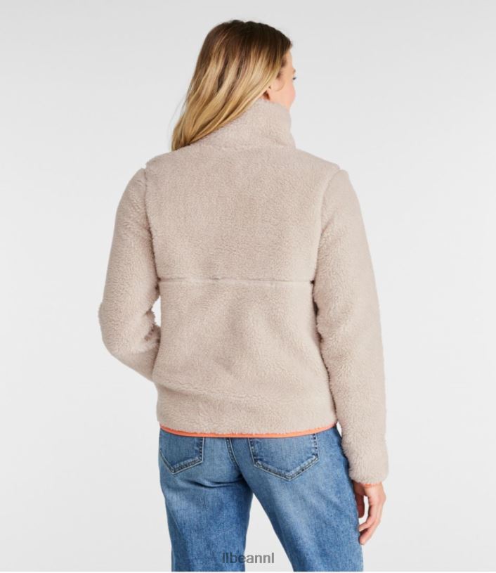 L.L.Bean vrouwen sherpafleece trui zee groen kleding VT0647207