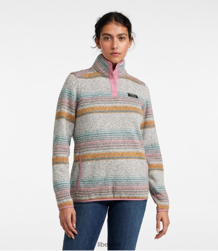 L.L.Bean vrouwen trui fleece trui landschap kleding VT0646616