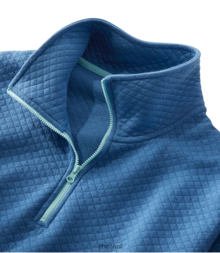 L.L.Bean vrouwen zacht gewatteerde top vervaagde salie kleding VT0645917
