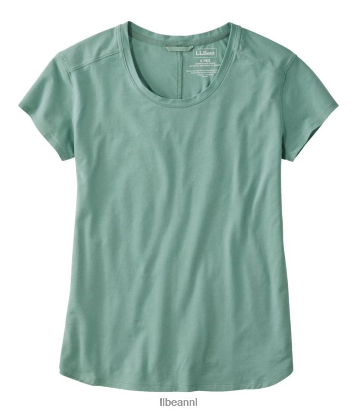 L.L.Bean vrouwen Beyond zacht T-shirt met ronde hals zeepijnboom kleding VT064685