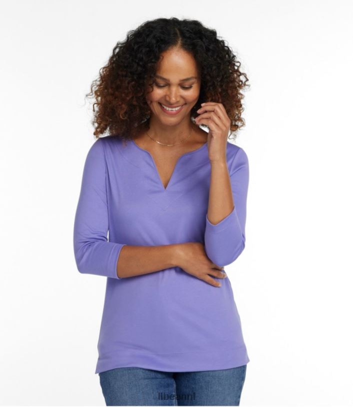 L.L.Bean vrouwen Pima katoenen tuniek azalea kleding VT0646400