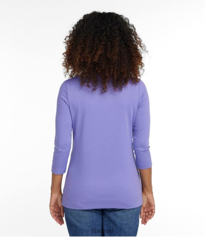 L.L.Bean vrouwen Pima katoenen tuniek azalea kleding VT0646400