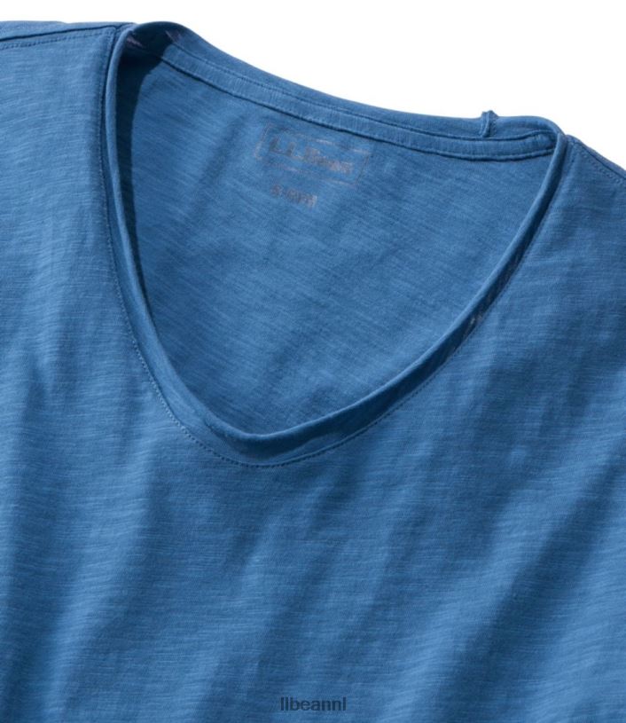 L.L.Bean vrouwen T-shirt van biologisch katoen licht zadel kleding VT0645689