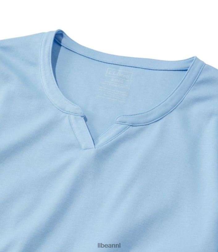 L.L.Bean vrouwen T-shirt van pimakatoen meer kleding VT0643007