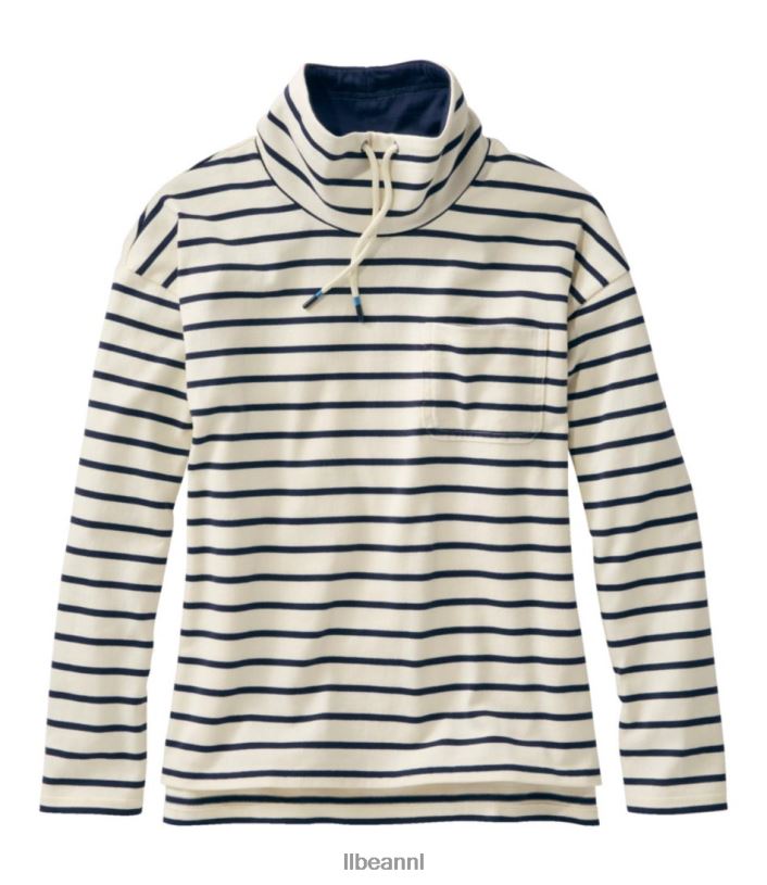 L.L.Bean vrouwen erfgoed mariner top zeildoek/klassiek marine kleding VT064442