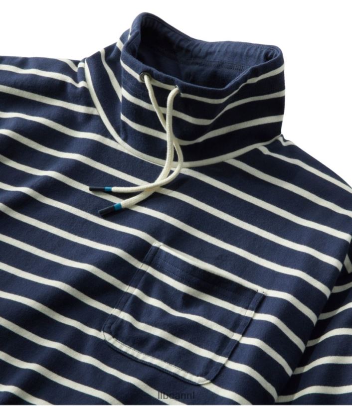 L.L.Bean vrouwen erfgoed mariner top zeildoek/klassiek marine kleding VT064442