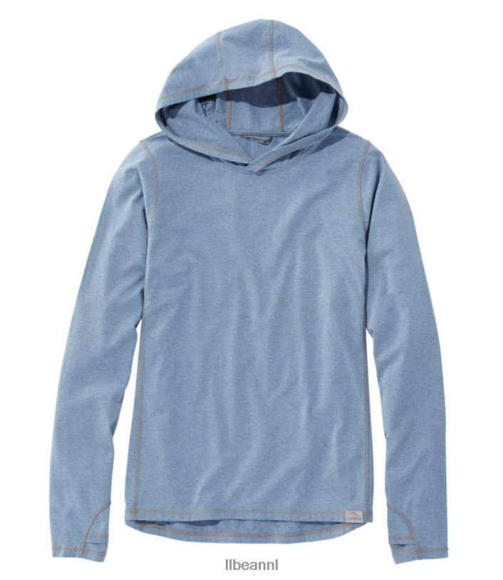 L.L.Bean vrouwen hoodie met insectenschild Baltisch blauw kleding VT0643859