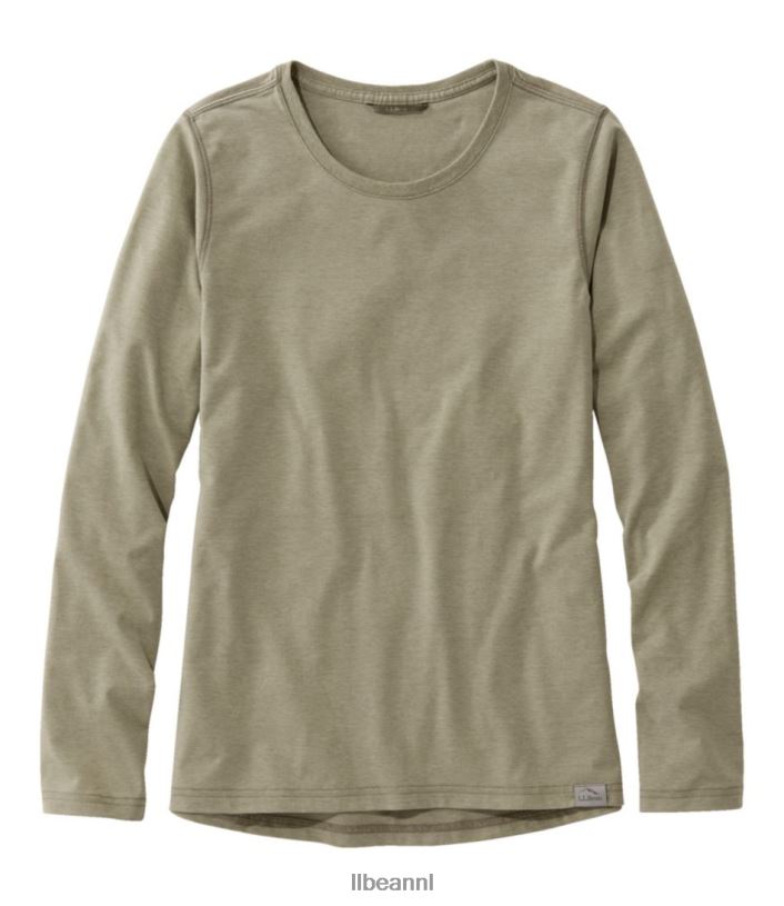 L.L.Bean vrouwen insectenschild veld-T-shirt stoffige salie kleding VT0646121