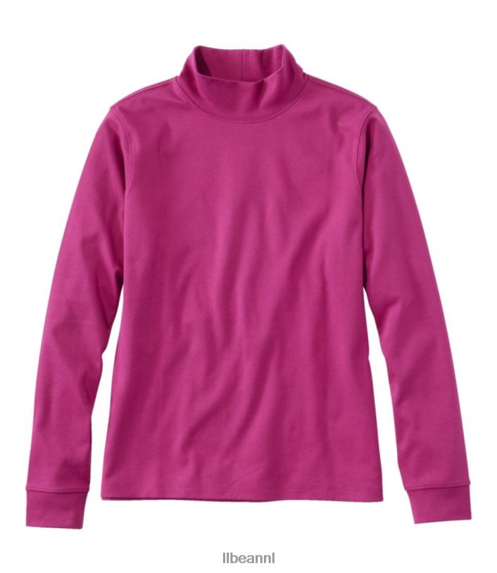 L.L.Bean vrouwen interlock-coltrui rijke bes kleding VT0644879