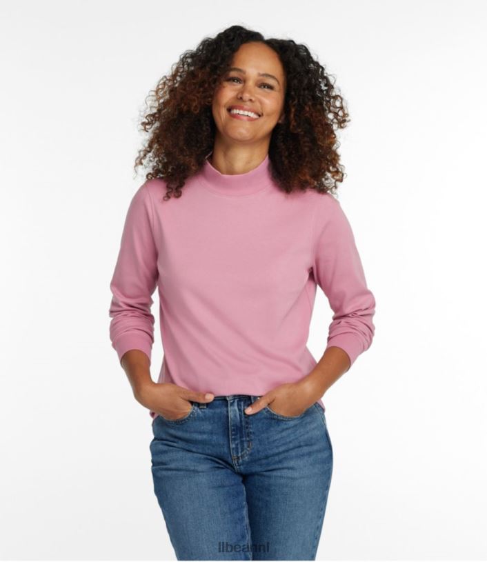 L.L.Bean vrouwen interlock-coltrui rijke bes kleding VT0644879