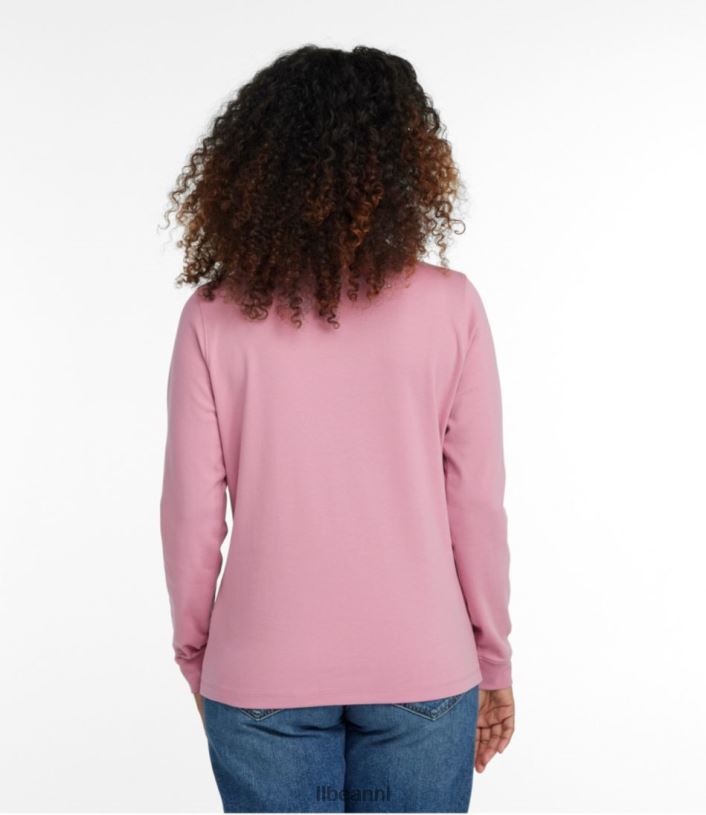 L.L.Bean vrouwen interlock-coltrui rijke bes kleding VT0644879
