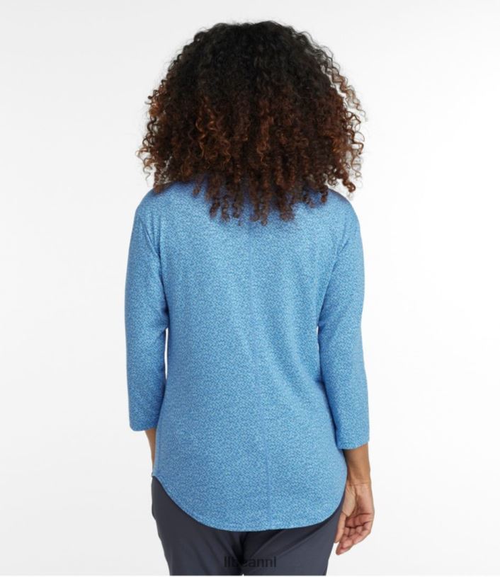 L.L.Bean vrouwen stroomzijde tee blozen geostreep kleding VT0644615