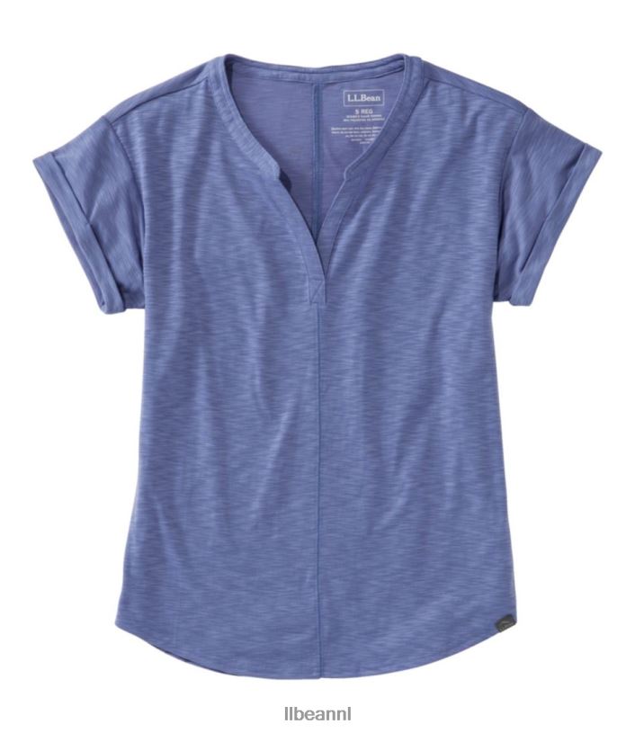 L.L.Bean vrouwen stroomzijde tee ridderspoor kleding VT0646481