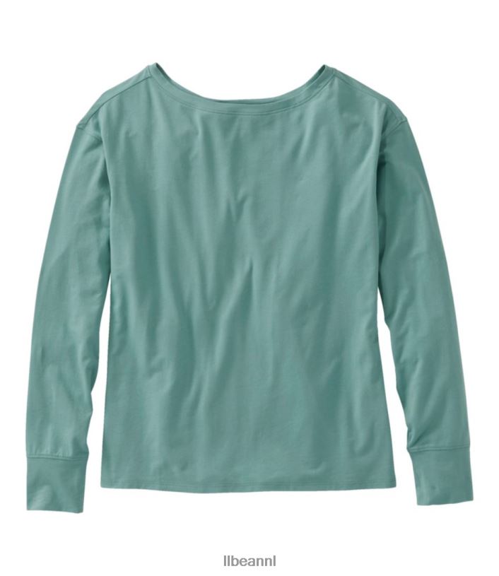 L.L.Bean vrouwen verder dan zacht T-shirt zeepijnboom kleding VT0643298