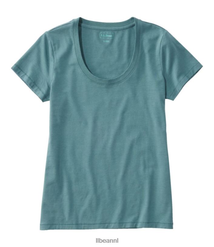 L.L.Bean vrouwen zacht stretch supima T-shirt zachte sparren kleding VT06473