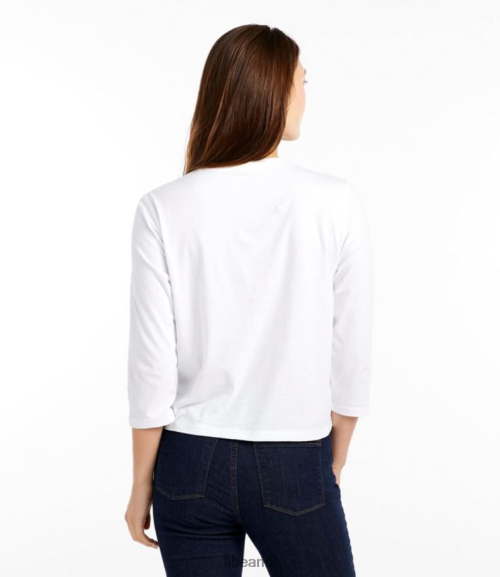 L.L.Bean vrouwen zaterdag shirt diep turkoois kleding VT0644639