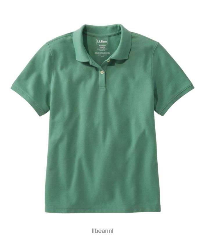 L.L.Bean x Double L vrouwen premium poloshirt Klaver kleding VT0642965