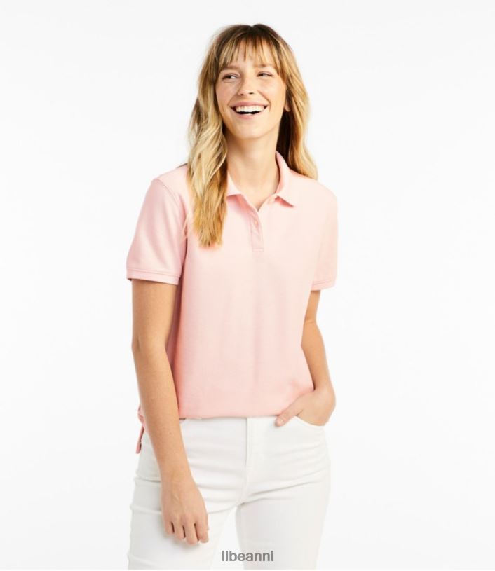 L.L.Bean x Double L vrouwen premium poloshirt klassieke marine kleding VT06440