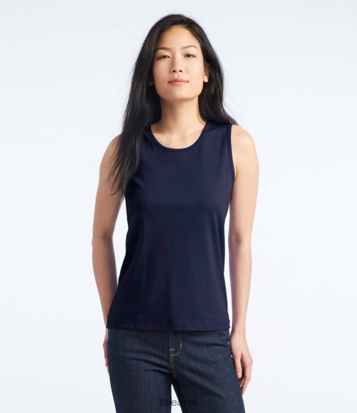 L.L.Bean vrouwen T-shirt van pimakatoen meer kleding VT0644585