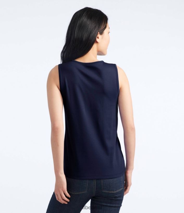 L.L.Bean vrouwen T-shirt van pimakatoen meer kleding VT0644585