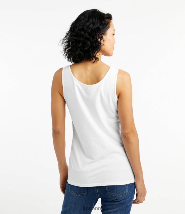 L.L.Bean vrouwen gelaagde tank klassieke marine kleding VT06410