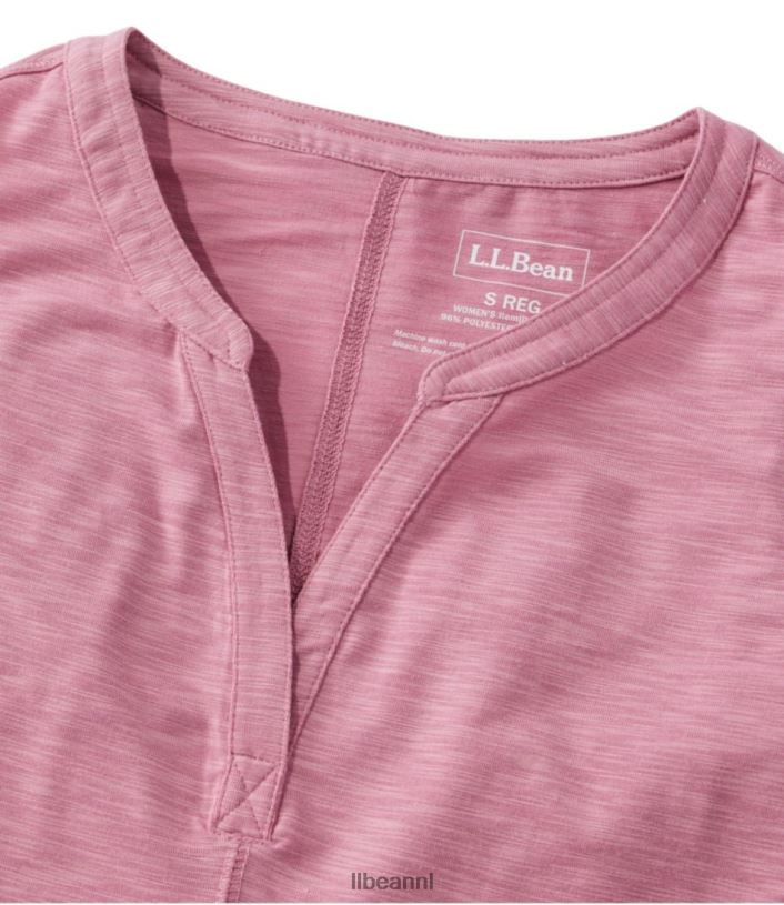 L.L.Bean vrouwen tank aan de stroomzijde diep koraal kleding VT064697