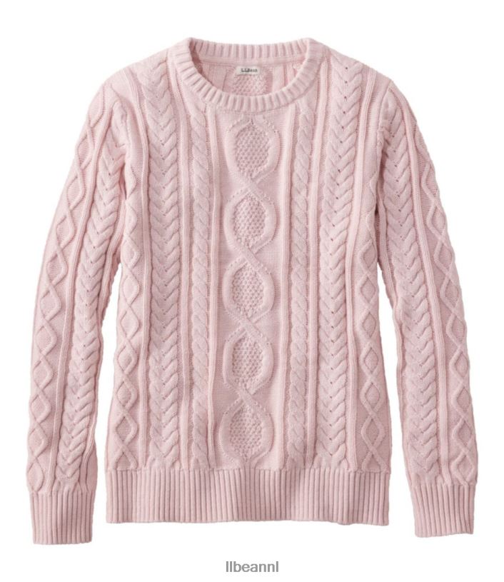 L.L.Bean vrouwen Heritage zachte katoenen visserstrui gedempte rozenheide kleding VT064514