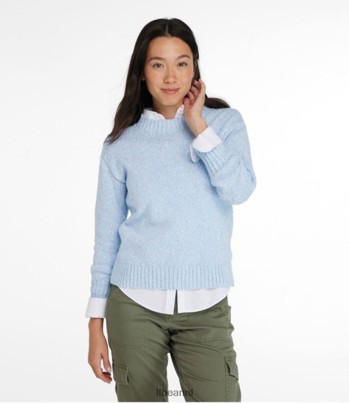 L.L.Bean vrouwen katoenen ragg-trui room kleding VT0645722
