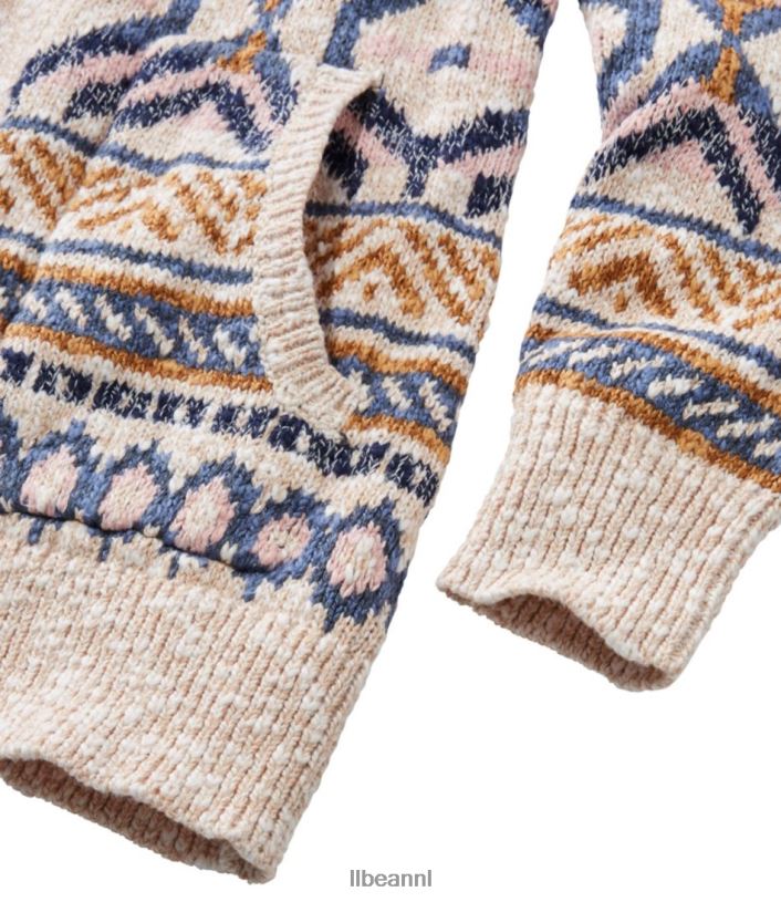 L.L.Bean vrouwen katoenen ragg-trui room kleding VT0645911