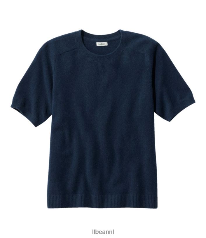 L.L.Bean vrouwen klassieke kasjmier trui klassieke marine kleding VT064466