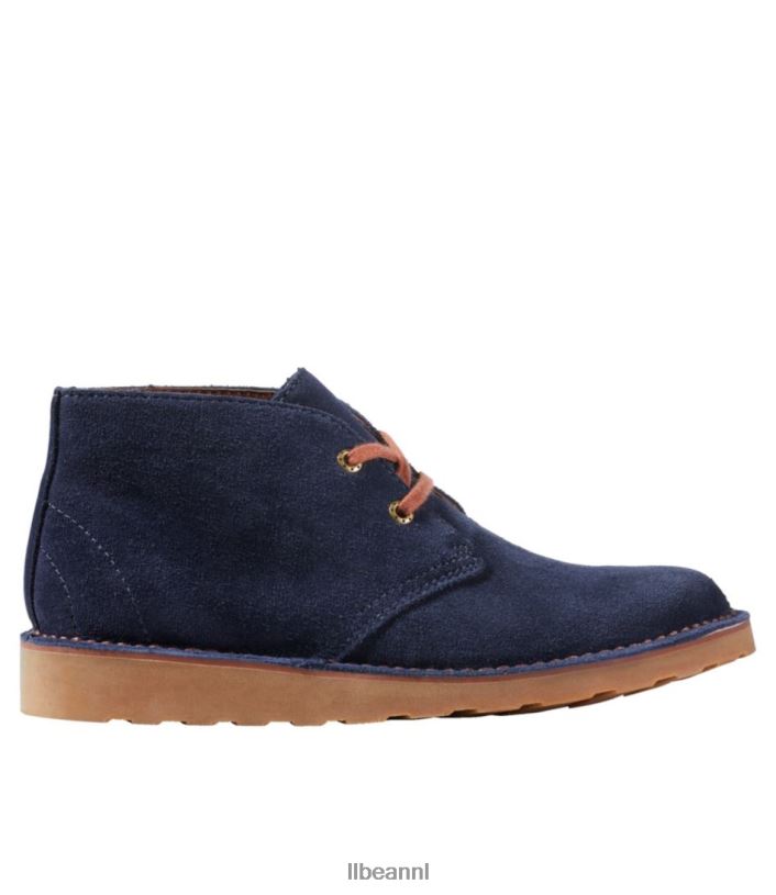 L.L.Bean vrouwen stonington chukka's klassieke marine schoenen VT0641186