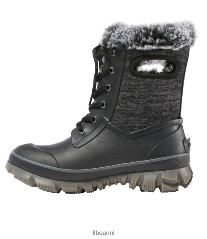 L.L.Bean vrouwen moerassen arcata gebreide laarzen zwart multi schoenen VT0641171