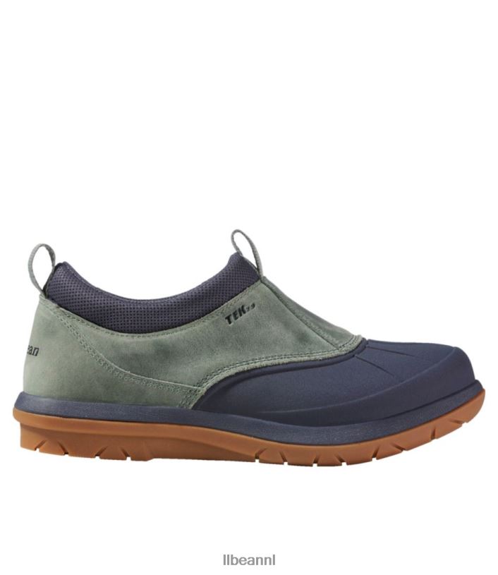 L.L.Bean vrouwen stormchaser 5 instappers klassiek salie/carbon marineblauw schoenen VT0646097