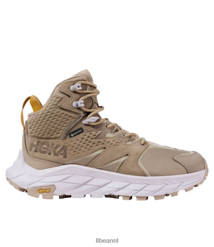 L.L.Bean vrouwen Hoka anacapa gore tex wandelschoenen duin/lila marmer schoenen VT0641114