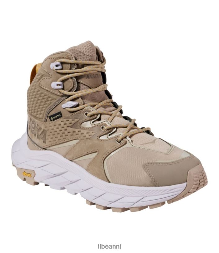 L.L.Bean vrouwen Hoka anacapa gore tex wandelschoenen duin/lila marmer schoenen VT0641114
