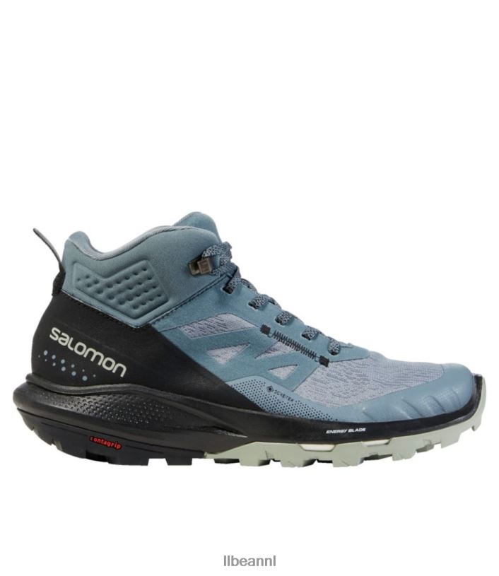 L.L.Bean vrouwen salomon outpulse gore tex wandelschoenen stormachtig weer/zwart/smeedijzer schoenen VT0643817