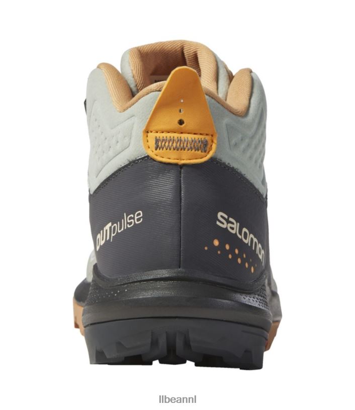 L.L.Bean vrouwen salomon outpulse gore tex wandelschoenen stormachtig weer/zwart/smeedijzer schoenen VT0643817