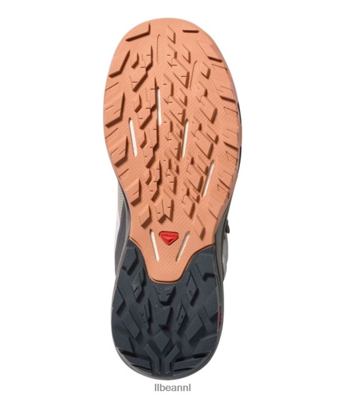L.L.Bean vrouwen salomon outpulse gore tex wandelschoenen stormachtig weer/zwart/smeedijzer schoenen VT0643817